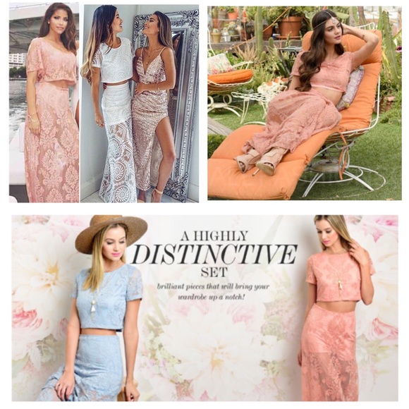 Maxi Skirt and Crop Top set - Picture 2 of 5